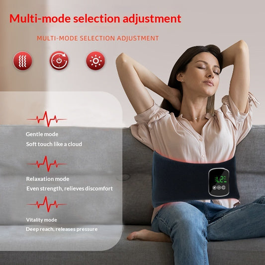 Infrared Physiotherapy Heat Pad For Warming And Massaging The Lower Back Uterine-warming Waist Belt