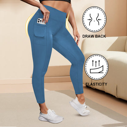 High-Waisted Plus-Size Yoga Leggings For Women Butt-Lifting And Body-Hugging Fit For Fitness