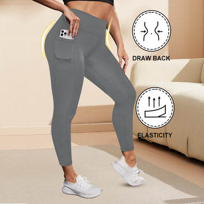 High-Waisted Plus-Size Yoga Leggings For Women Butt-Lifting And Body-Hugging Fit For Fitness