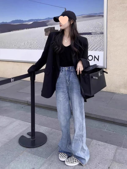 Relaxed Casual All-match Regular-shoulder Blazer