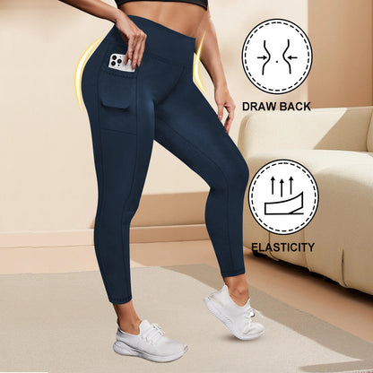 High-Waisted Plus-Size Yoga Leggings For Women Butt-Lifting And Body-Hugging Fit For Fitness