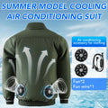Outdoor Camouflage Workwear Summer Cooling Air Conditioning Clothes Men's Overalls Refrigeration Outdoor Protective Work Clothes