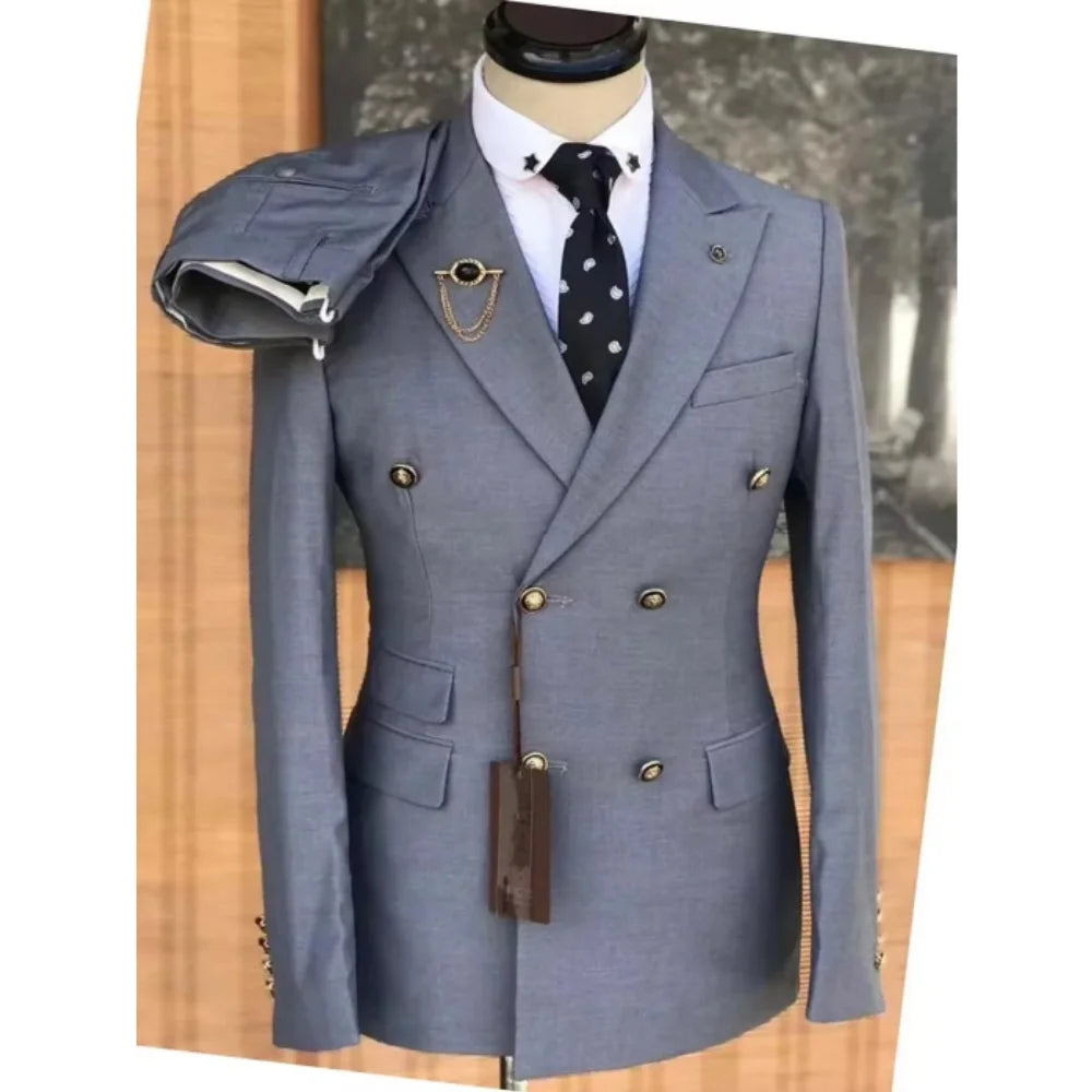 Men's top Casual suit dress High quality 2024 men's clothing fashion wedding