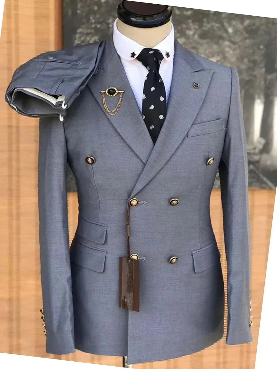 Men's top Casual suit dress High quality 2024 men's clothing fashion wedding