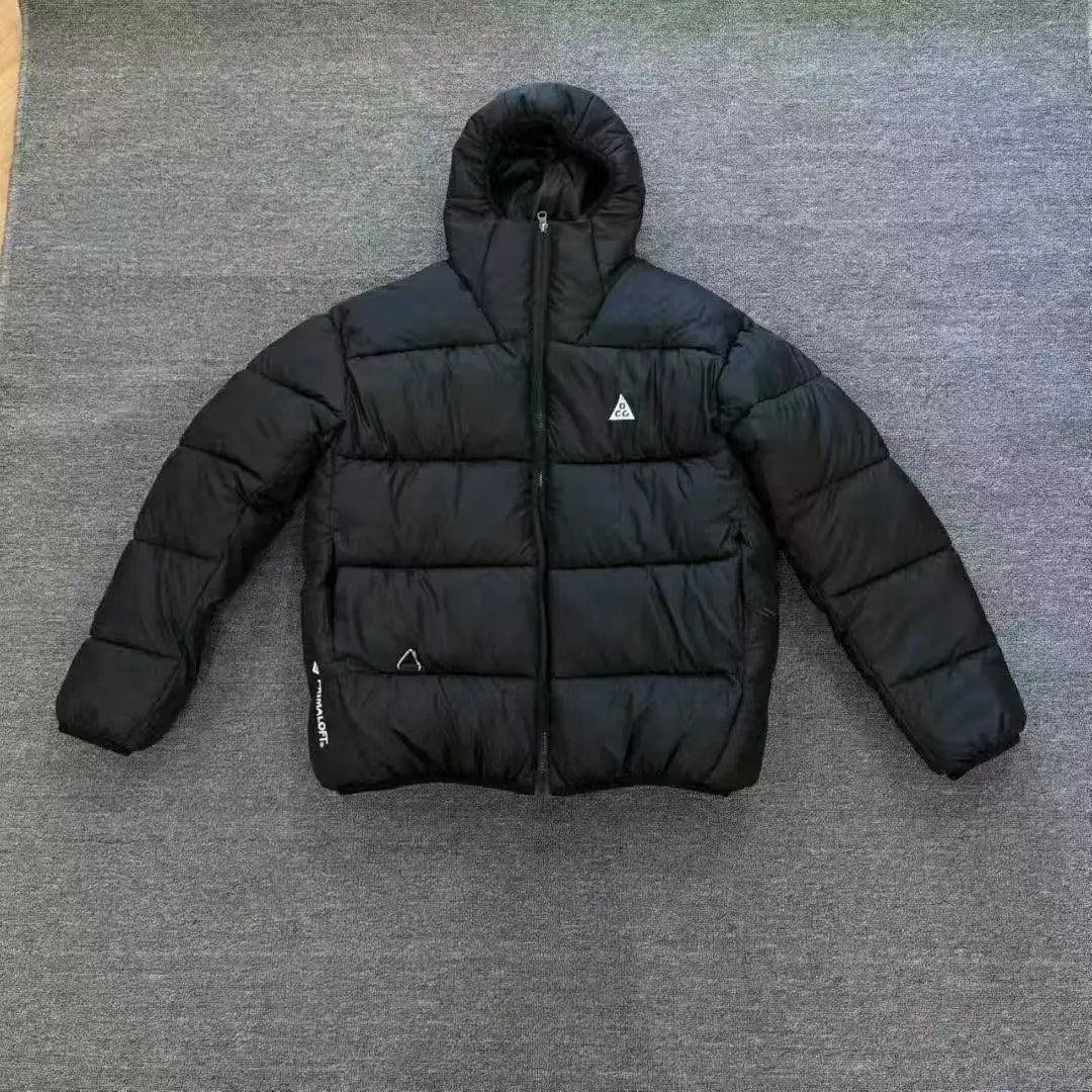 Winter cotton coat hooded warm and thick embroidered fashionable waterproof and windproof coats men winter jacket men clothing