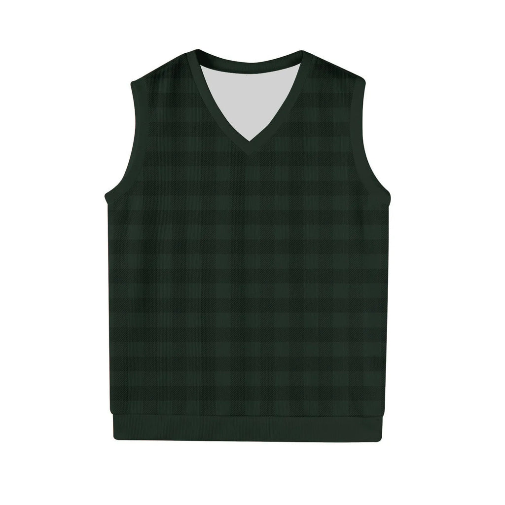 Mens Clothes British Style Vest Men Checkered Vest Knitted Pullover Waistcoat Men'S Sleeveless Sweater Knit Vest Man Chaleco Lan