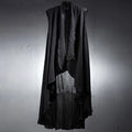 Mens Sleeveless Vest Light Breathable Mid-Length Cape Streetwear Fashion Youth Outerwear Campus Cloak Men'S Clothing 2025 New