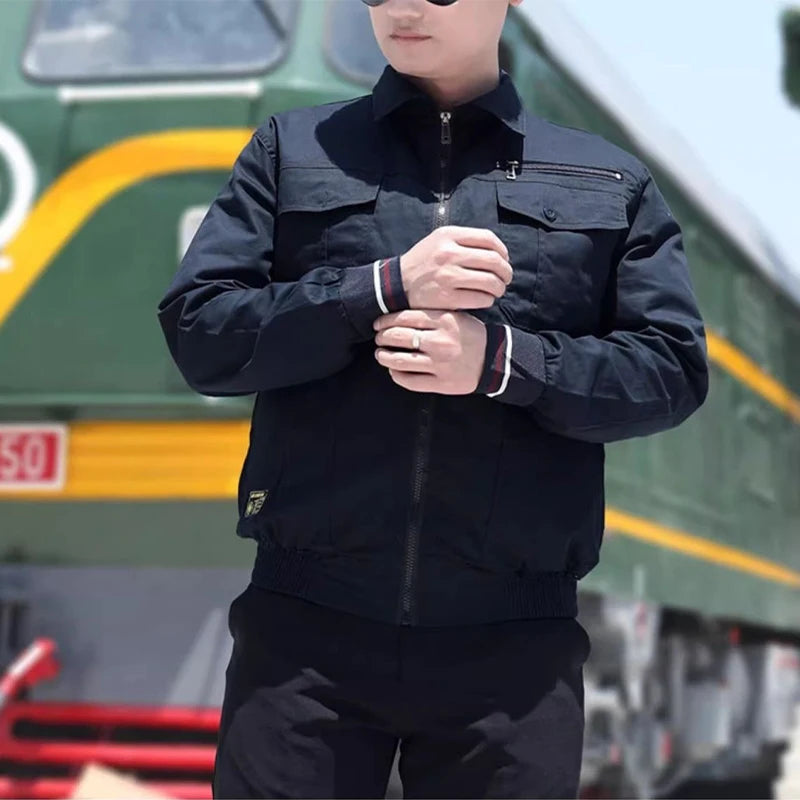 Outdoor Camouflage Workwear Summer Cooling Air Conditioning Clothes Men's Overalls Refrigeration Outdoor Protective Work Clothes