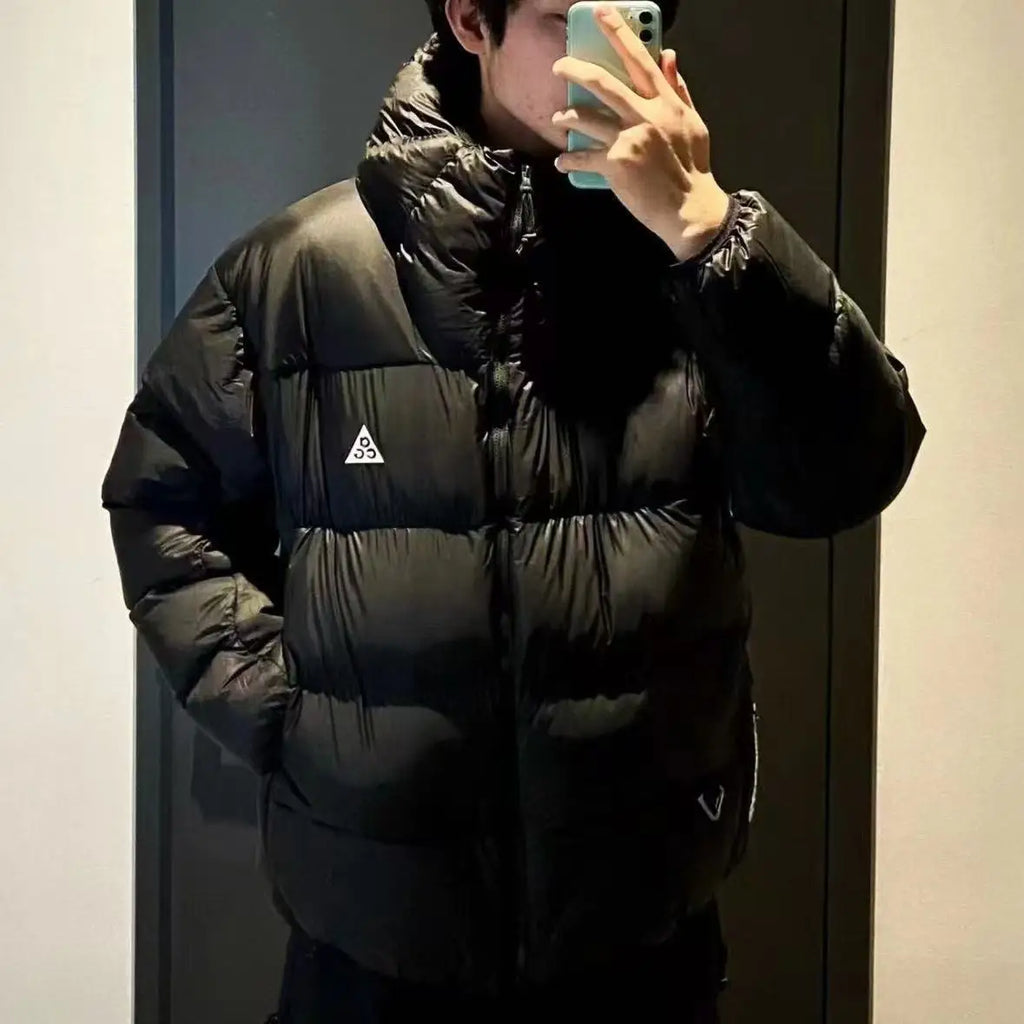 Winter cotton coat hooded warm and thick embroidered fashionable waterproof and windproof coats men winter jacket men clothing