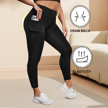 High-Waisted Plus-Size Yoga Leggings For Women Butt-Lifting And Body-Hugging Fit For Fitness